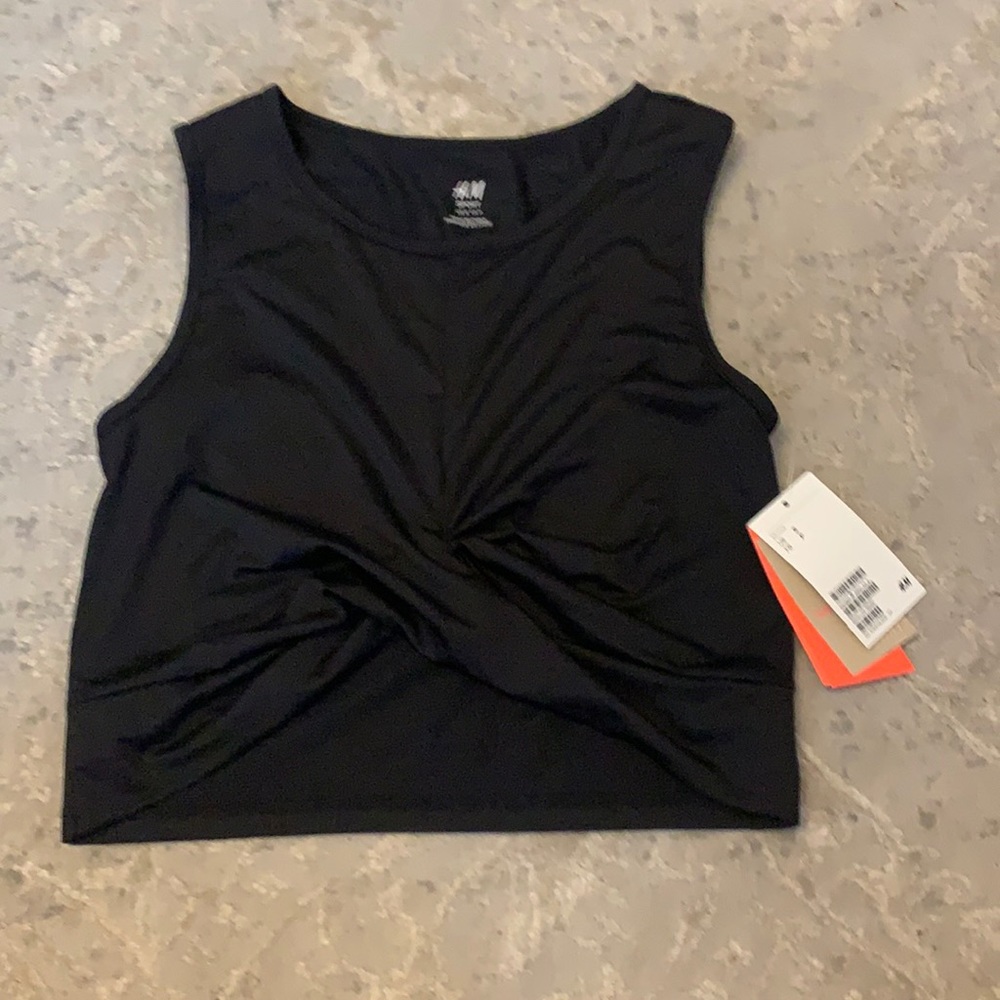 H&M cropped athletic shirt
